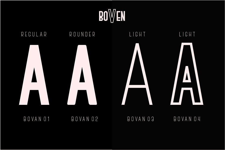 Boven Typeface