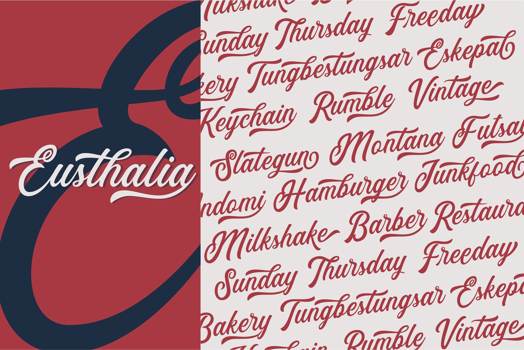 Eusthalia Script Font