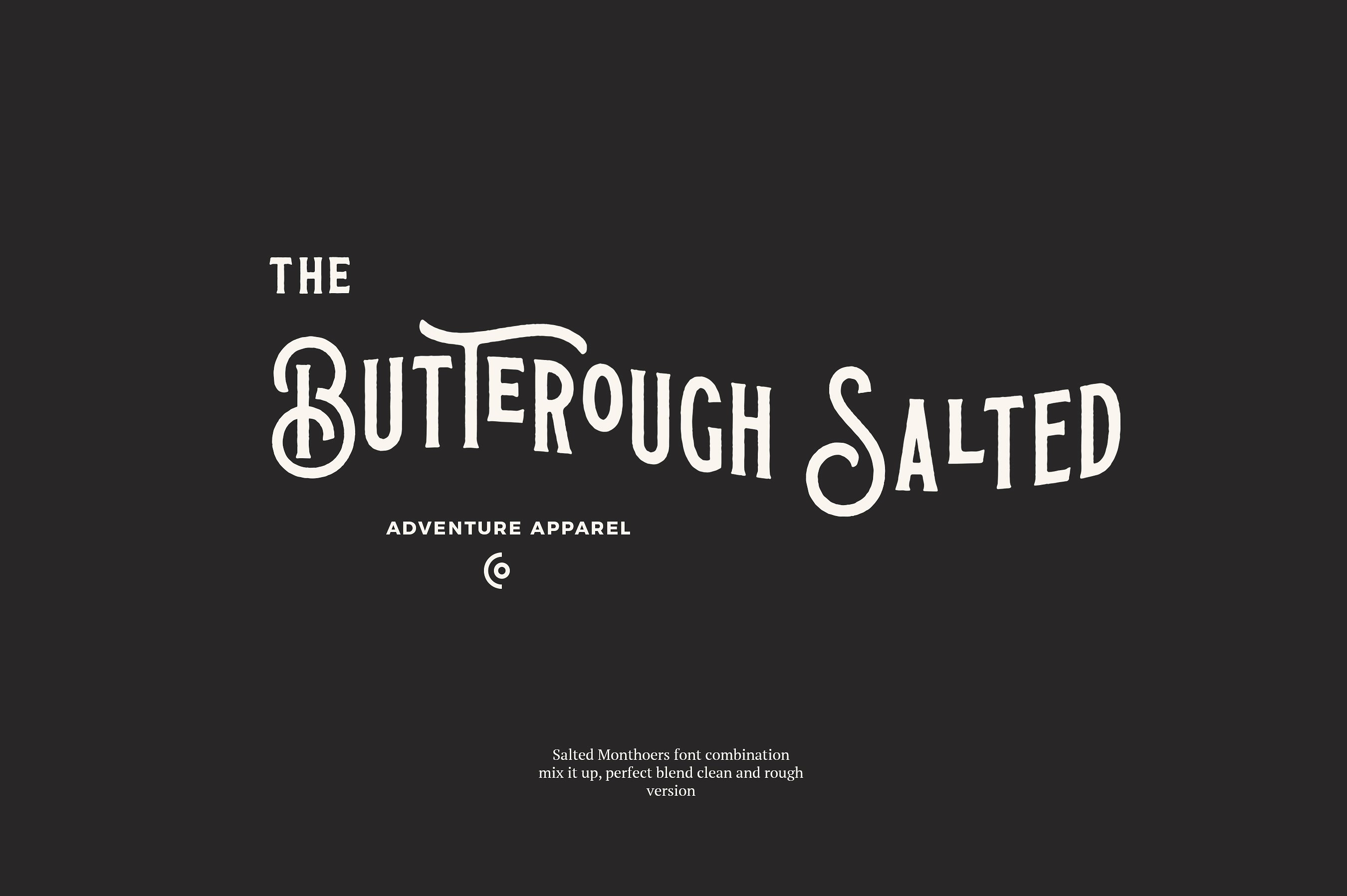 Salted Monthoers Typeface