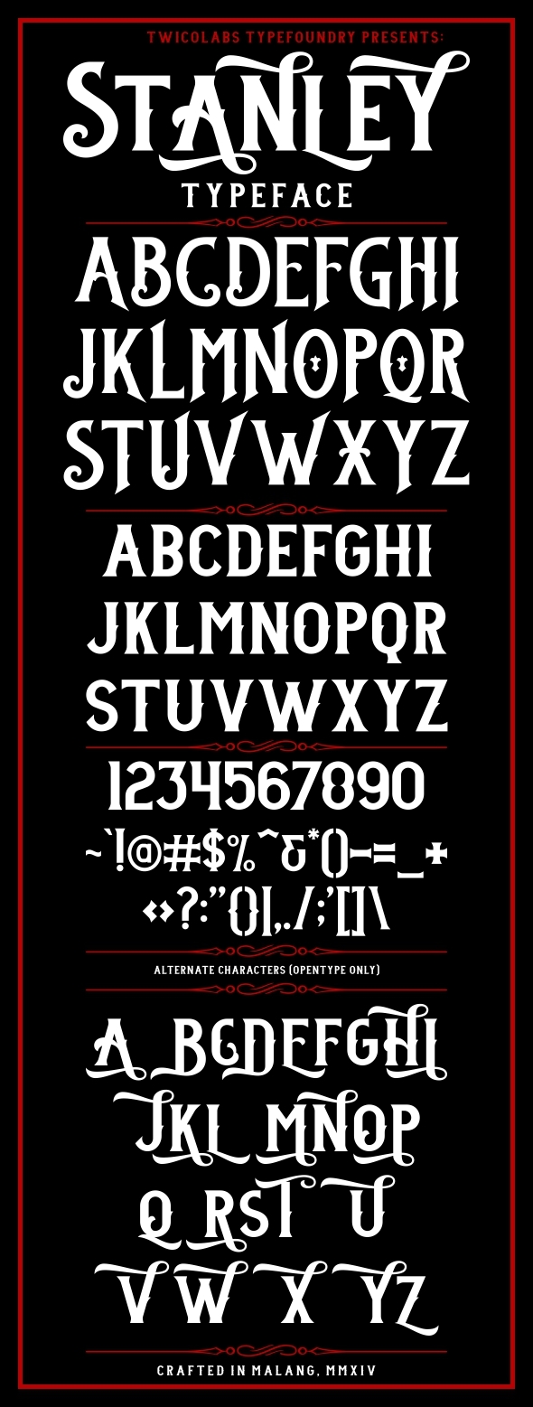 Stanley Typeface