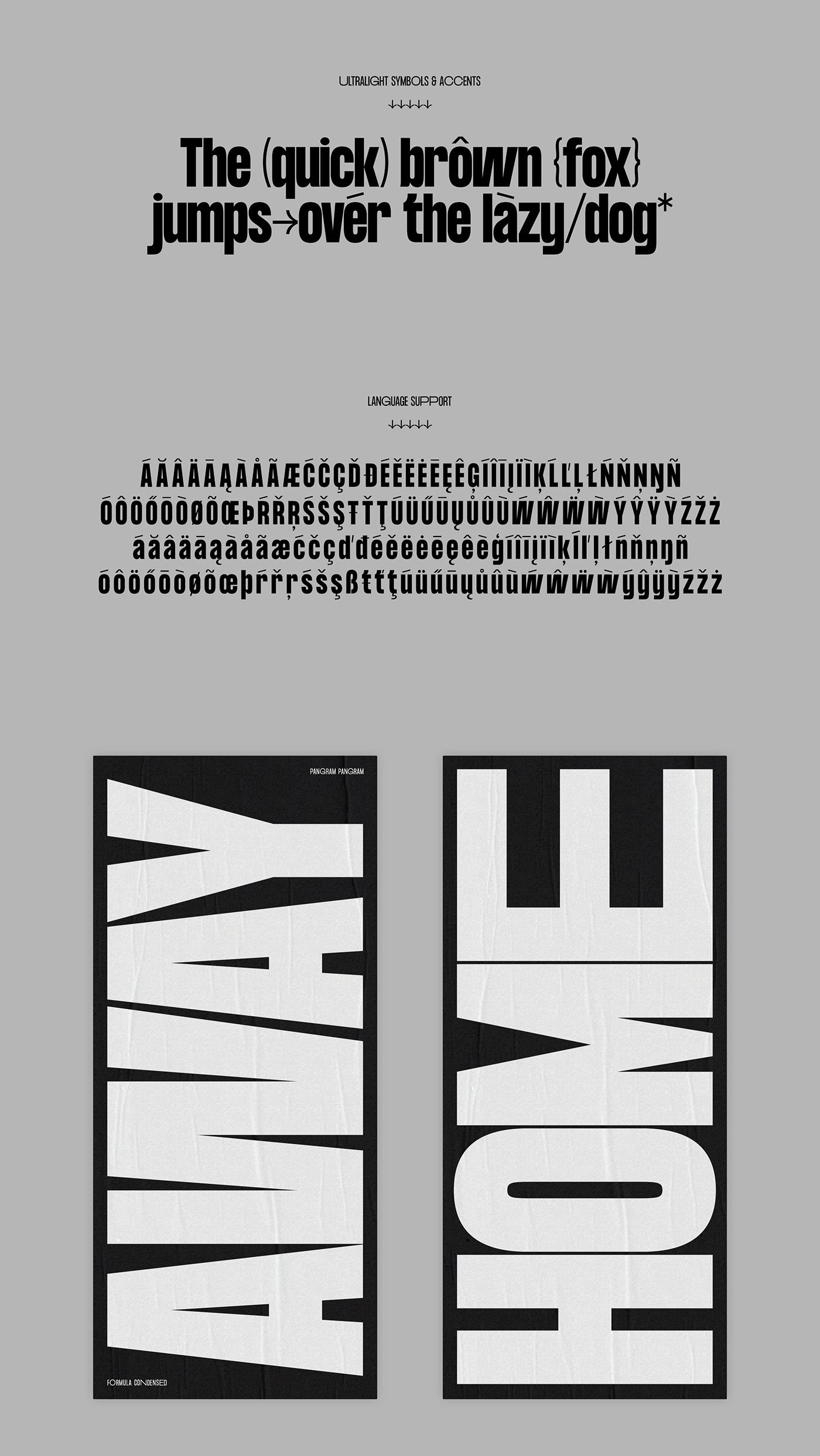 Formula Consensed Font Family