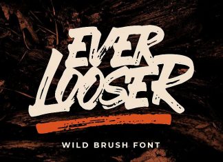 Ever Looser Brush Font