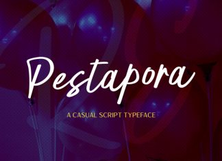Pestapora Script Font