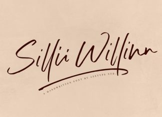 Sillii Willinn Handwritten Font