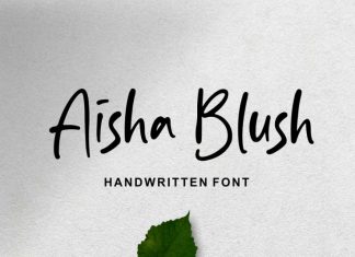 Aisha Blush Font