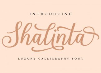 Shalinta Luxury Font