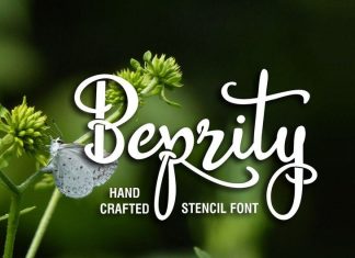 Beprity Stencil Font
