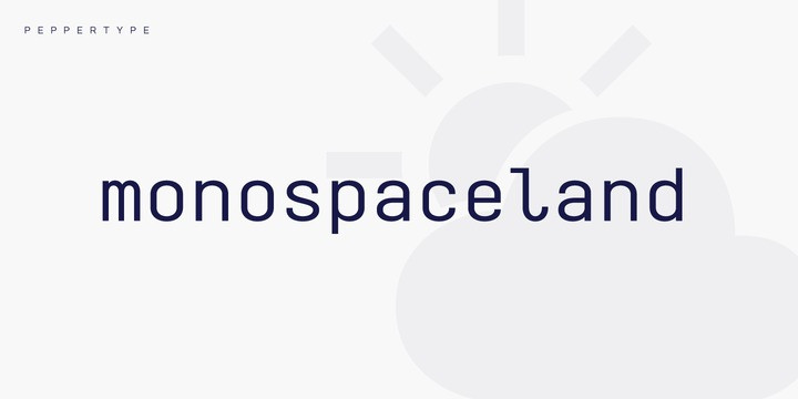 Monospaceland Font