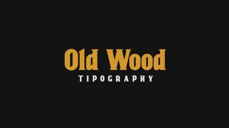 Old Wood Font