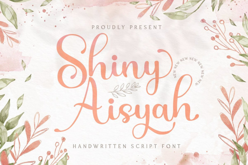 Shiny Aisyah Font