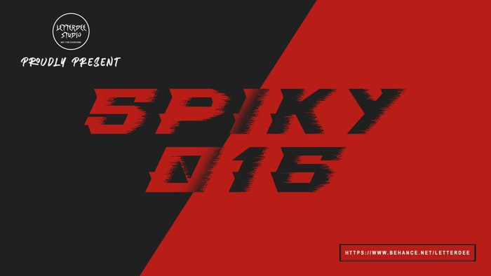 Spiky -016 Font