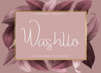 Washllo Font