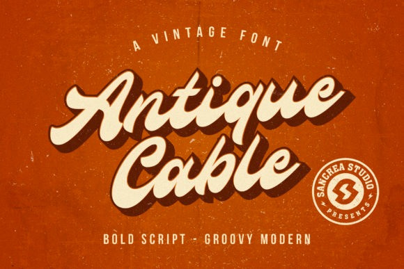 Antique Cable Font