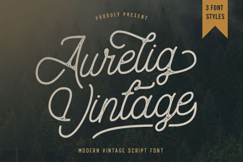 Aurelig Vintage Font