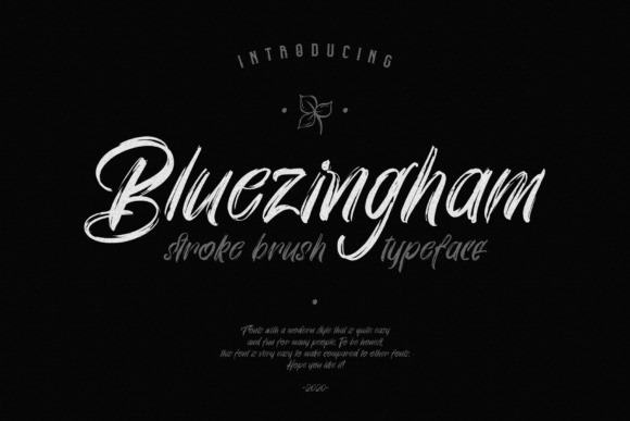 Bluezingham Font