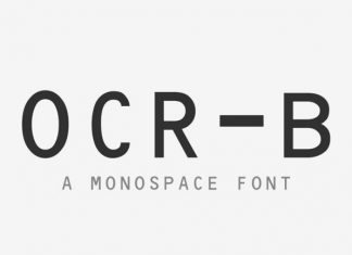 OCR-B Font - Demofont.com