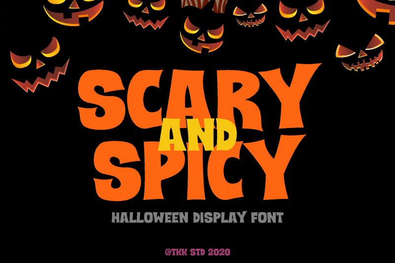 Scary and Spicy Font