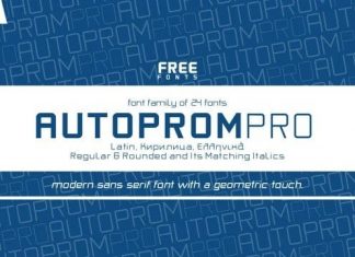 Autoprom Font