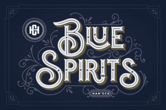 Blue Spirits Font
