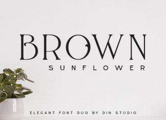 Brown Sunflower Font