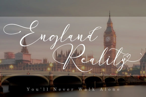 England Reality Font