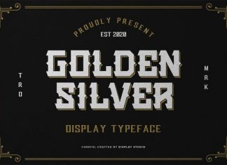 Golden Silver Font
