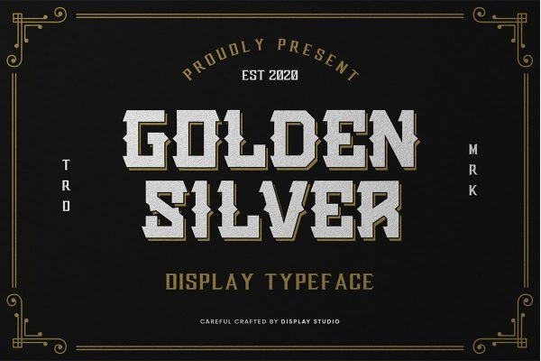 Golden Silver Font
