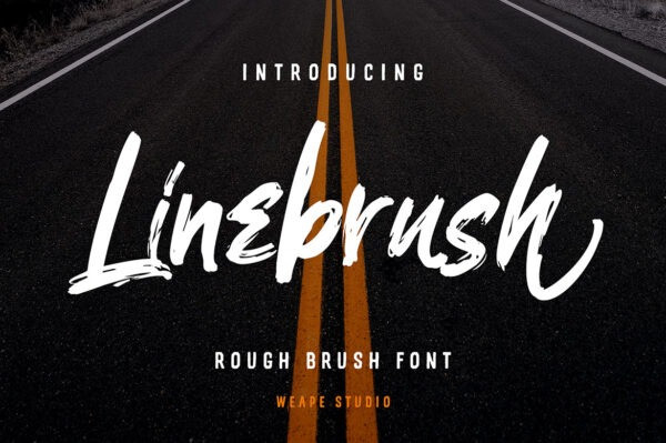 Linebrush Font