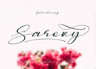 Sarony Font