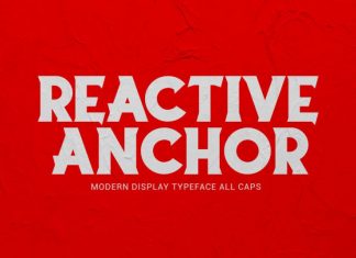 Reactive Anchor Font