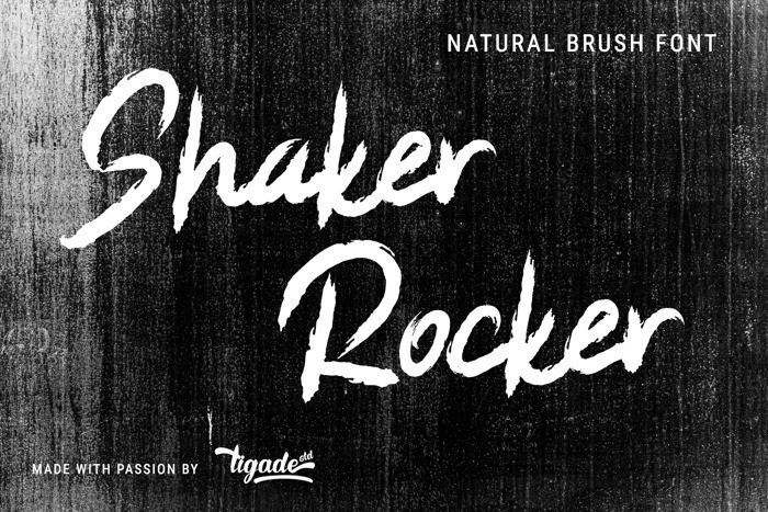 Shaker Rocker Font
