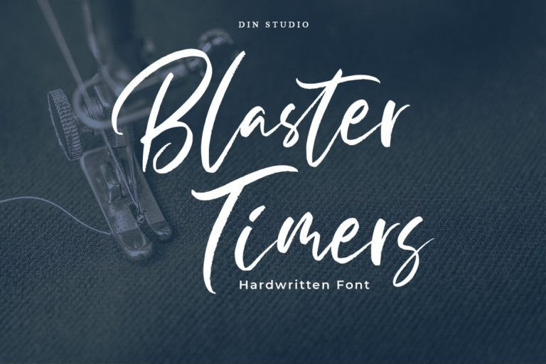 Blaster Timers Font