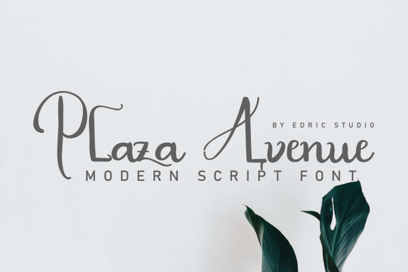 Plaza Avenue Font