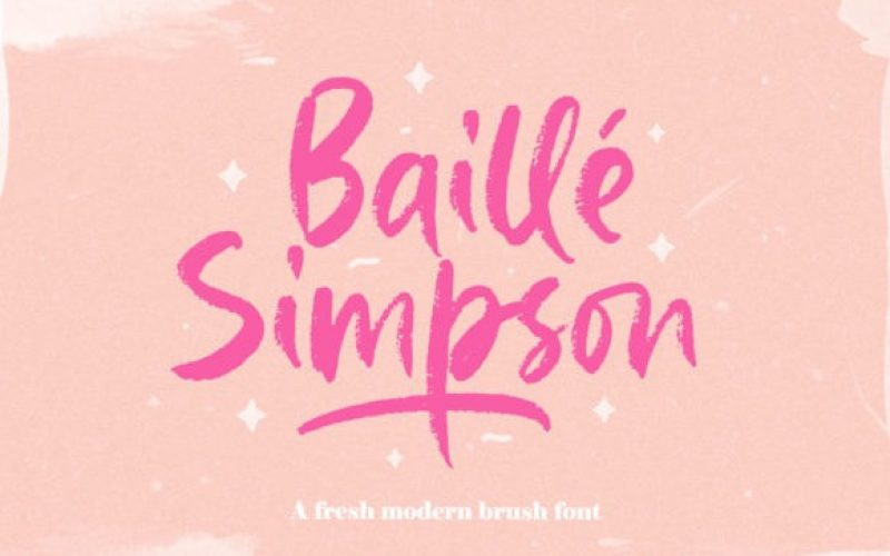 Baille Simpson Font
