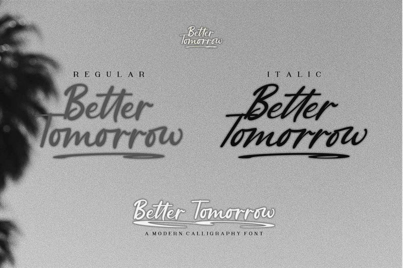 Better Tomorrow Font