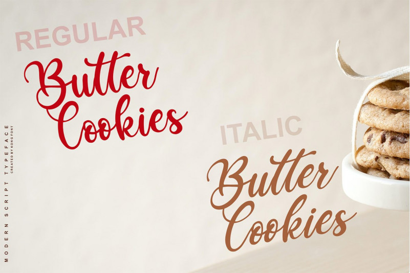 Butter Cookies Font