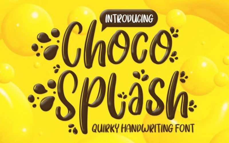 Choco Splash Font