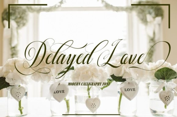 Delayed Love Font