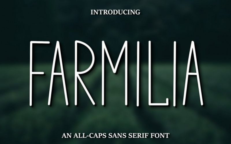 Farmilia Font