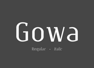 Gowa Font