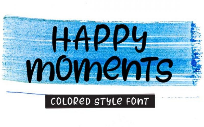 Happy Moments Font