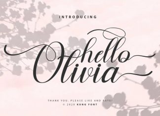 Hello Olivia Font