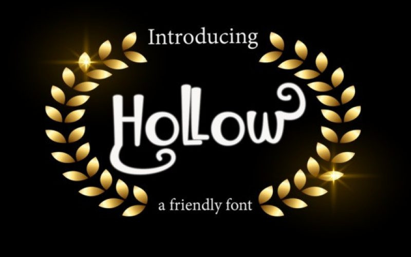 Hollow Font