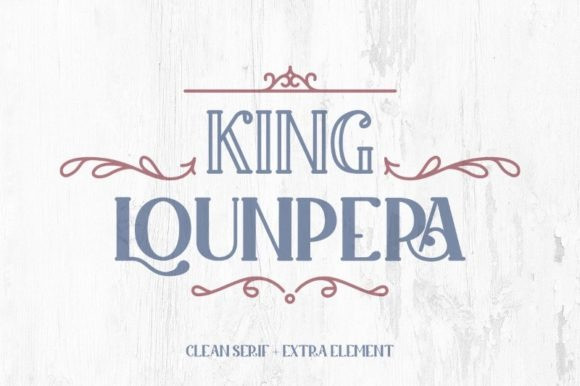 King Lounpera Solid Font