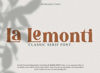 La Lemonti Font