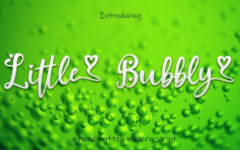 Little Bubbly Font