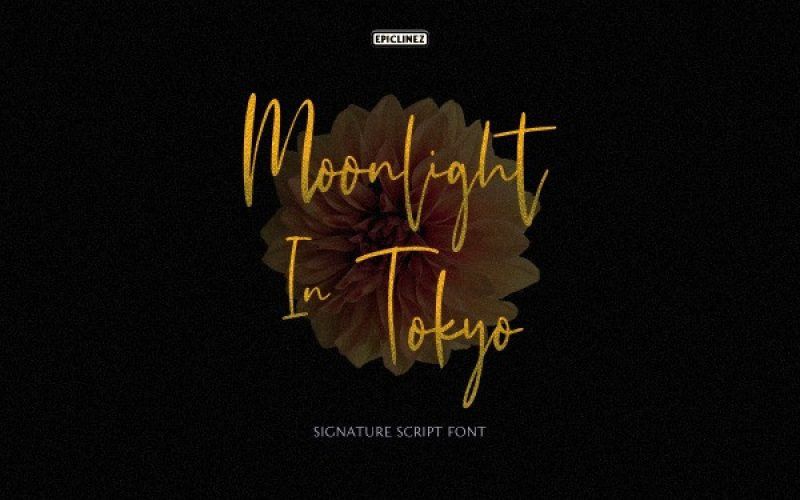 Moonlight In Tokyo Font