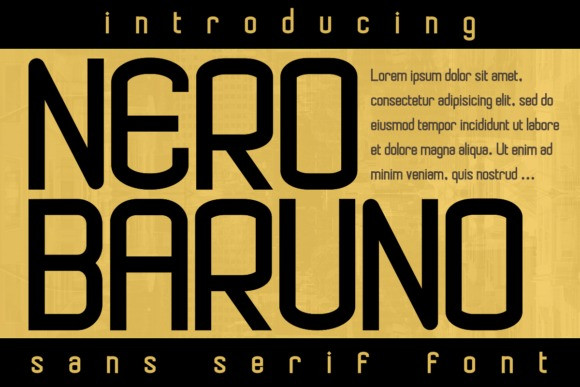 Nero Baruno Font
