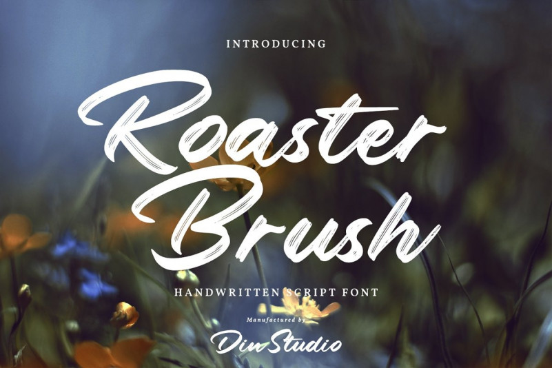Roaster Brush Font