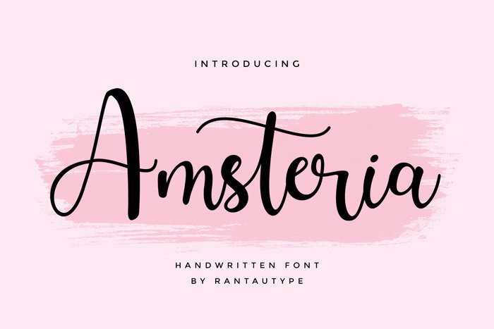 Amsteria Font